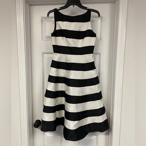 Black and White Striped Dress